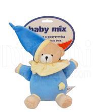 عروسک نخکش موزیکال خرس آبی پوش بی بی میکس Baby Mix 