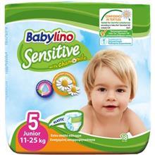 پوشک بیبی لینو سایز 5 مدل Normal بسته 18 عددی Baby Lino Normal Size 5 Diaper Pack of 18