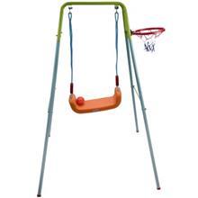 تاب و سرسره کودک سوینگ مدل بسکتبال Swing 2in1 Basketball Baby Swings and Slides