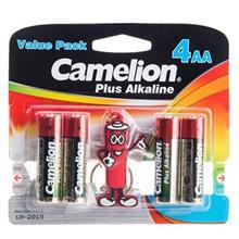 باتری قلمی و جاکلیدی کملیون مدل Plus Alkaline 4AA Camelion Plus Alkaline 4AA Battery Value Pack