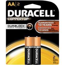 باتری قلمی دوراسل مدل Coppertop Duralock Alkaline بسته 2 عددی Duracell Coppertop Duralock Alkaline AA Battery Pack Of 2