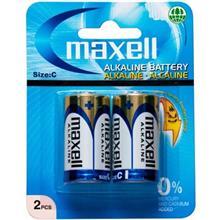 باتری سایز متوسط مکسل مدل Alkaline بسته 2 عددی Maxell Alkaline C Battery Pack Of 2