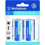 Westinghouse Dynamo Alkaline C Battery Pack of 2