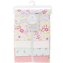 خشک کن کارترز مدل Flowers  And Dots بسته 4 عددی Carters Flowers And Dots Drying Towel Pack of 4