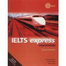 کتاب زبان   اثر ریچارد هالوز - دو جلدی IELTS EXpress Intermediate Coursebook And Workbook