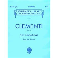 کتاب شش سونات برای پیانو اثر موتسیو کلمنتی Six Sonatinas For The Piano