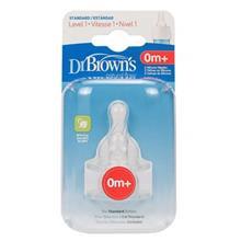 سرشیشه دکتر براونز مدل 302 - بسته 2 عددی Dr Browns 302 Bottle Teats Pack of 2