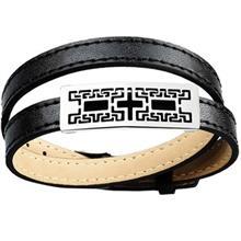 دستبند چرمی روزینی مدل MB15 Rosiny MB15 Bracelets