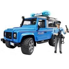 ماشین بازی برودر مدل Land-Rover Wagon Police Car With Policeman 2597 Bruder Land-Rover Wagon Police Car With Policeman 2597 Car Toys