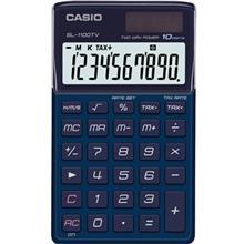 ماشین‌حساب کاسیو مدل SL-1100TV-BK-S Casio SL-1100TV-BK-S Calculator