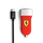 Ferrari 2.1A Car Charger With Micro USB Cable