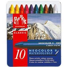 پاستل روغنی 10 رنگ Caran d Ache سری Neocolor II مدل 310 Caran dAche Classic 310 Neocolor II 10 Color Crayons
