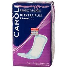 نوار بهداشتی کرولی سری Protect Plus Care مدل Extra پنج قطره بسته 10 عددی Caroli Sanitary Pad 10pcs 