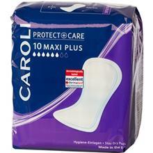 نوار بهداشتی کرولی سری Protect Plus Care مدل Maxi Plus شش قطره - بسته 10 عددی Caroli Protect Plus Care Maxi Plus Sanitary Pad 10pcs