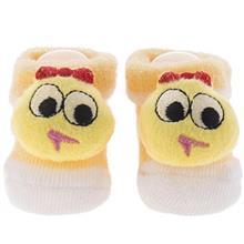 جوراب عروسکی بیبی ساکس طرح جوجه Baby Socks Chick Puppet Footwear