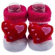 پاپوش عروسکی بیبی ساکس طرح قلب Baby Socks Heart Puppet Footwear