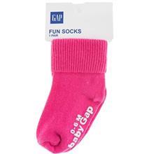 جوراب گپ طرح صورتی Gap Pink Fun Socks 