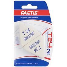 پاک کن فکتیس مدل T24 - بسته 2 عددی Factis Eraser T24 - Pack Of 2