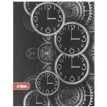 دفتر کلاسوری کلیپس طرح ساعت Clips Clock Design Ring Binder Notebook