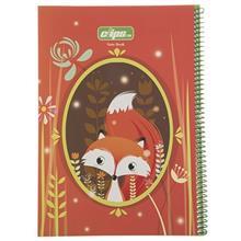 دفتر نقاشی کلیپس طرح روباه Clips Fox Design Painting Notebook