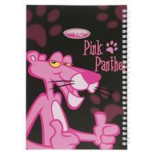دفتر مشق کلیپس طرح پلنگ صورتی Clips Pink Panther Design Homework Notebook