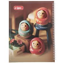 دفتر نقاشی کلیپس عروسک چوبی Clips Wooden Doll Design Painting Notebook