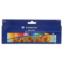 پاستل روغنی 25 رنگ استدلر مدل  Noris Club کد 241 Staedtler Noris Club Oil Pastel 241 Pack of 25 Colors