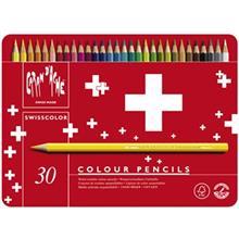 مداد رنگی 30 رنگ کارن داش سری سوییس کالر مدل 1285730 Caran dAche Swiss Color 30 Color Model 1285730 Color Pencils
