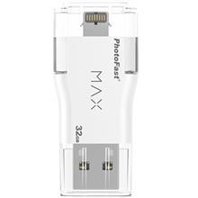 فلش مموری فوتو فست مدل مکس U2 آی-فلش درایو - ظرفیت 32 گیگابایت Photofast Max U2 i-FlashDrive USB and Lightning Flash Memory - 32GB