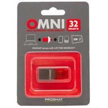 فلش مموری USB 2.0 OTG پروشات مدل آمنی ظرفیت 32 گیگابایت Proshat Omni USB 2.0 OTG Flash Memory - 32GB