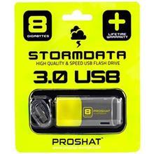 فلش مموری USB 3.0 پروشات مدل استورم دیتا ظرفیت 8 گیگابایت Proshat Stormdata USB 3.0 Flash Memory - 8GB