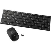 کیبورد و ماوس بی‌سیم و بسیار باریک فراسو مدل FCM-5225RF Farassoo FCM-5225RF Ultra Thin Wireless Desktop Keyboard and Mouse