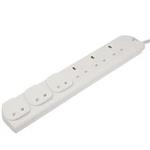 Belkin F9E600uk1M 6-Socket Power Strip With Surge Protector