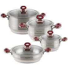 سرویس قابلمه هاس جوهر مدل اسیلا 8 پارچه Hascevher Esila 8 Pieces Cookware Set