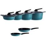 Roichen 9 Pieces Cookware Set With Glass Cap