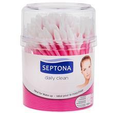 گوش پاک کن آرایشی سپتونا - بسته 100 عددی Septona Make Up Cotton Swab 100pcs