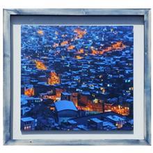 تابلو سیب طرح رویا آبی سایز 66 × 66 سانتی متر Sib Blue Dream Tableau Size 66 x 66 cm