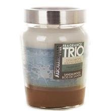 شمع هارمونی مدل فریگرنس تریو 8011 رایحه‌ی قطره شبنم، مشک و چوب صندل