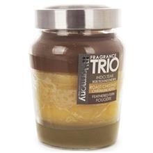 شمع هارمونی مدل فریگرنس تریو 8011 رایحه‌ی ساج، فندق و سرخس