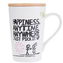 ماگ 350 میلی لیتری Eco Life طرح شادی Happy 350ml Mug 