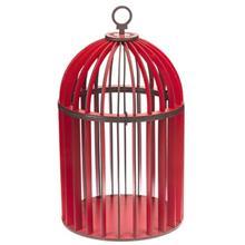 قفس چوبی تزئینی قرمز کد 200919 Red Wooden Cage 200919