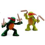 Playmates Ninjas In Training Raphael And Michelangelo 90530 Pack Of 2 Size 1 Toys Doll