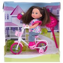 عروسک سیمبا مدل My First Bike Evi Love سایز 2 طرح 4 Simba Evi Love My First Bike Size 2 Type 3 Doll
