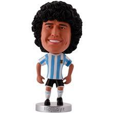عروسک اسپرت فیگور هوجی تویز مدل Diego Maradona سایز خیلی کوچک Hoji Toyz Diego Maradona Sport Figure Doll Size XSmall