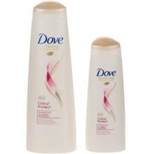 پک شامپو موهای رنگ شده داو سری Nutritive Solutions مدل Color Protect - بسته 2 عددی Dove Nutritive Solutions Color Protect Shampoo Pack Of 2