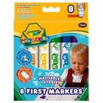 ماژیک رنگ آمیزی کرایولا مدل First Markers - بسته 8 رنگ