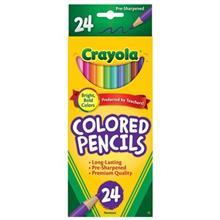 مداد رنگی 24 رنگ کرایولا Crayola Coloured Pencils 24