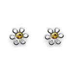 گوشواره مدل گل زرد Earring Flower sunflower