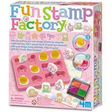 کیت آموزشی 4ام مدل کارخانه مهر‌سازی کد 04614 4M Fun Stamp Factory 04614 Educational Kit