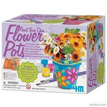 کیت اموزشی 4ام مدل نقاشی روی گلدان کد 04508 4M Paint A Flower Pot Educational Kit 